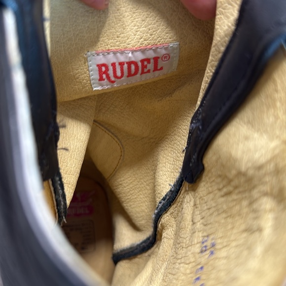 Rudel Co. Men’s Black Leather Knoxx Motorcycle Tall Boots 11 - Picture 7 of 10